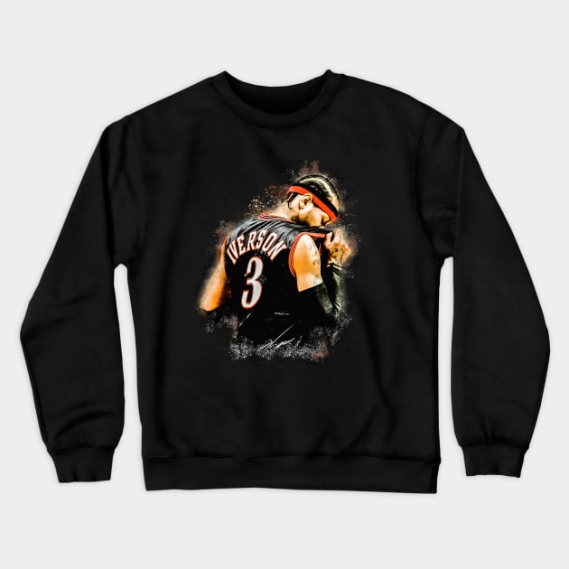 Allen Iverson Crewneck Sweatshirt by mobilunik